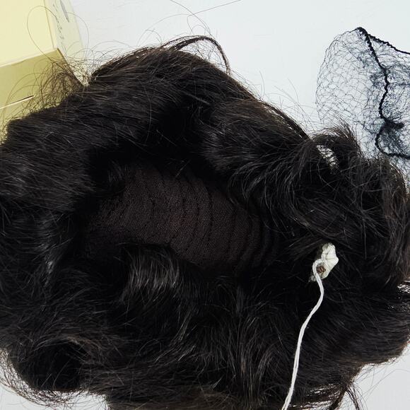 Vintage Wee 3 Baby Dark Brown E2 14-15.5” Doll Wig NEW with tags - Picture 3 of 8